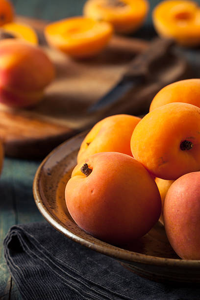 istock Raw Organic Yellow Apricots 530184992