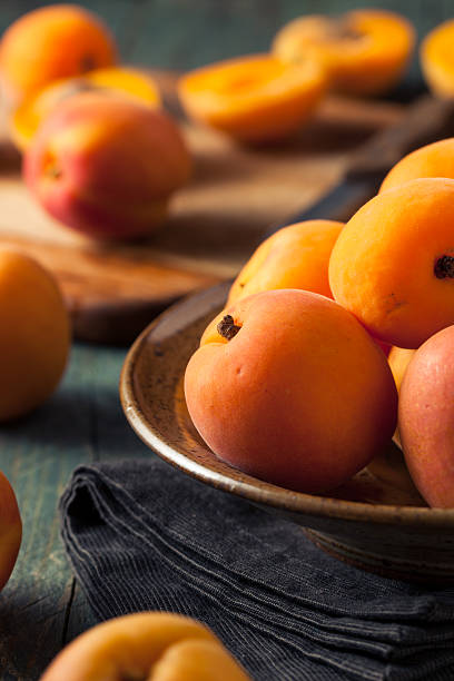 istock Raw Organic Yellow Apricots 530185038
