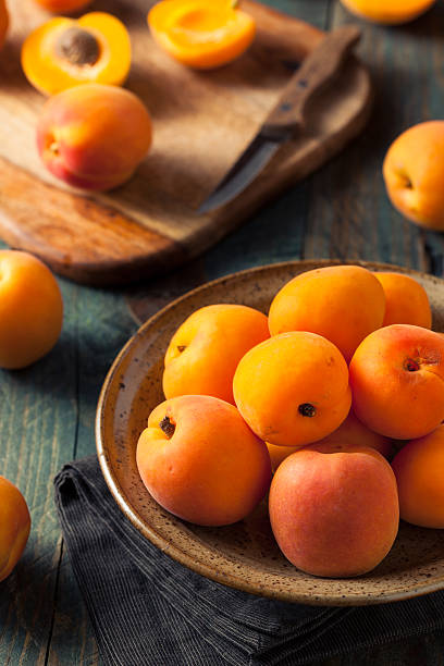 istock Raw Organic Yellow Apricots 530185060