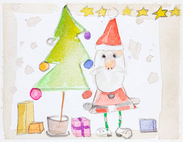 istock Beautiful xmas illustration for postcard 530185935