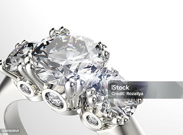 Golden Ring With Diamond Jewelry Background Stock Photo - Download Image Now - Artificial, Diamond - Gemstone, Gemstone