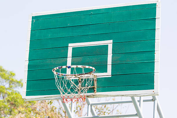 istock Old basketball hoop 530186831