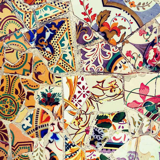 istock Mosaic at Park Guell, Barcelona 530187103