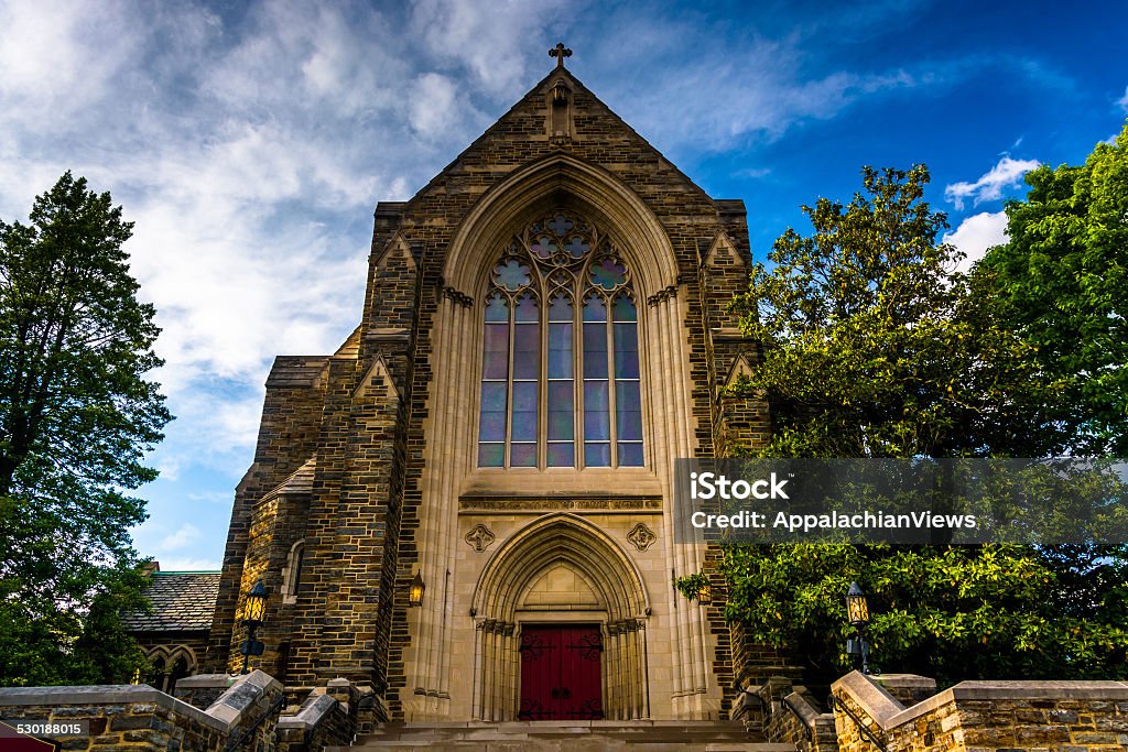 The Cathedral of the Incarnation in Baltimore, Maryland. Johns Hopkins University Stock Photo