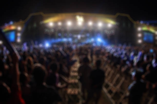 istock Abstrat blur concert light for background 530188484