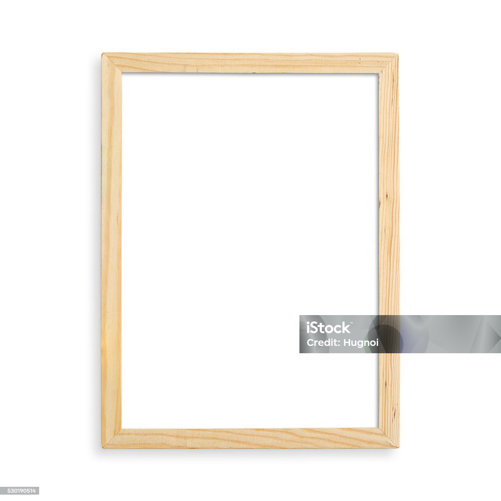 Hölzerne leere frame - Lizenzfrei Bilderrahmen Stock-Foto