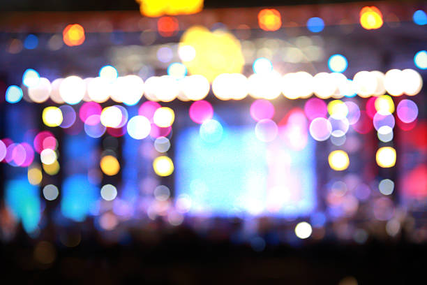 istock Abstrat blur concert light for background 530191506