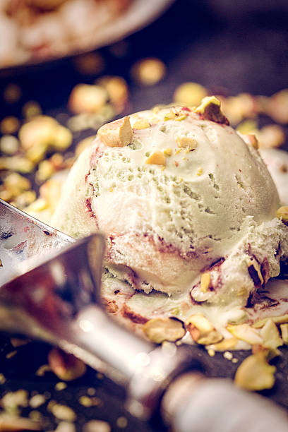 istock Delicious Pistachio Ice Cream 530196394