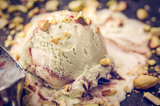 istock Delicious Pistachio Ice Cream 530198486