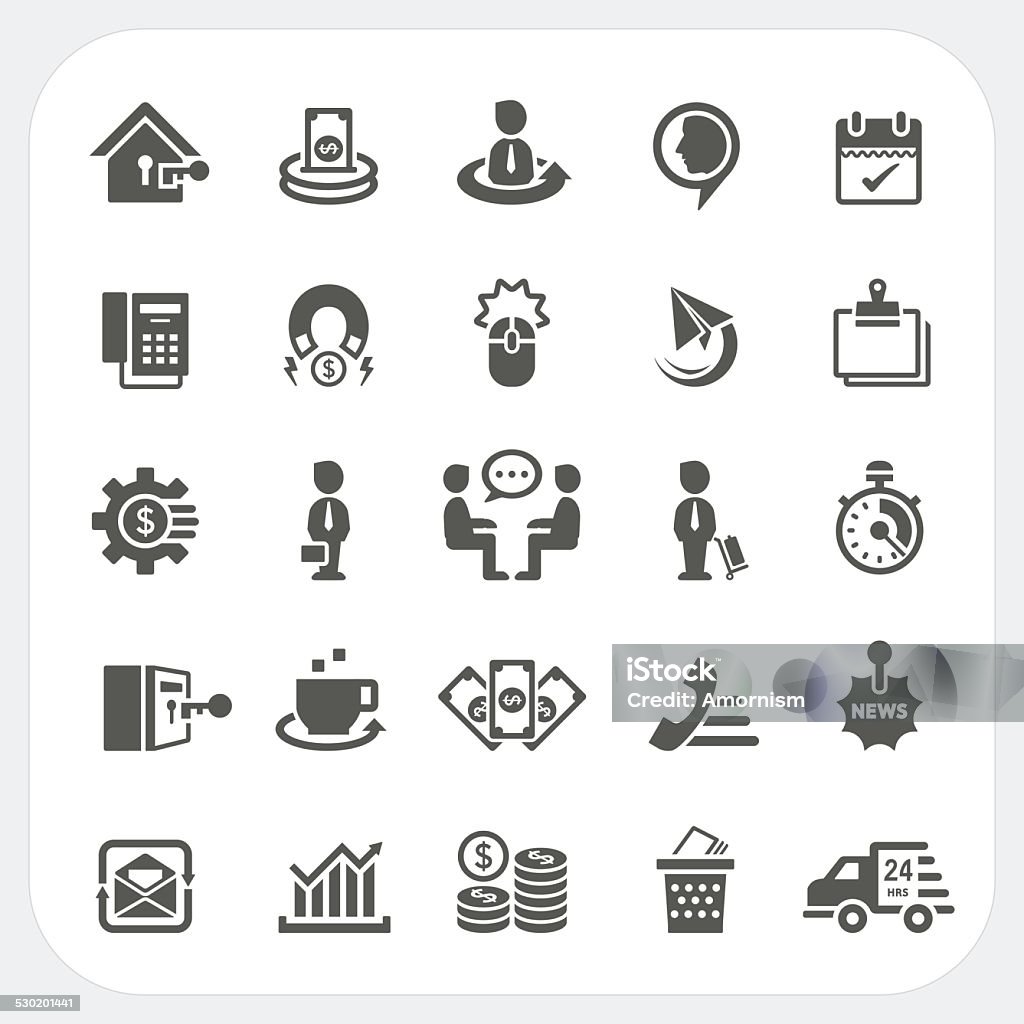 Business und Finanzen icons-set - Lizenzfrei Kontur Vektorgrafik
