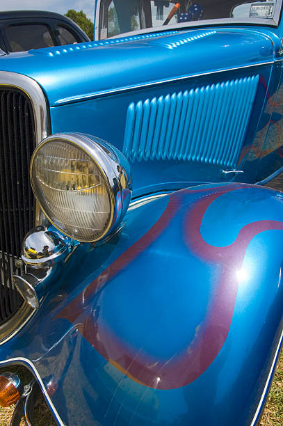 istock Custom Paint Job on hot rod classic car 530203039