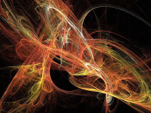 istock Digital Fractal on Black 530203579