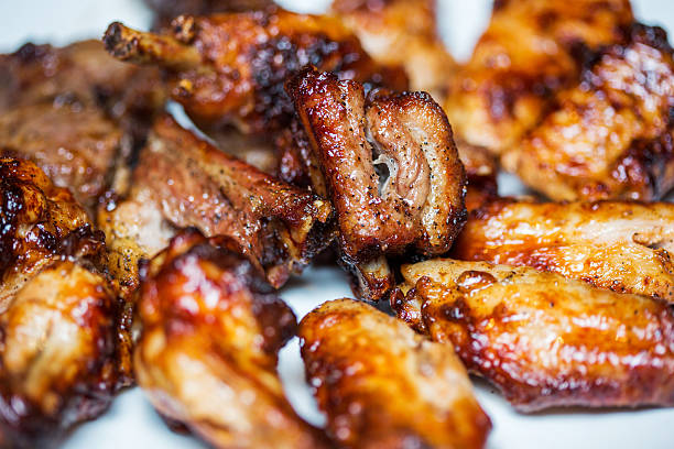 istock pieces of grilled meat closeup 530204886