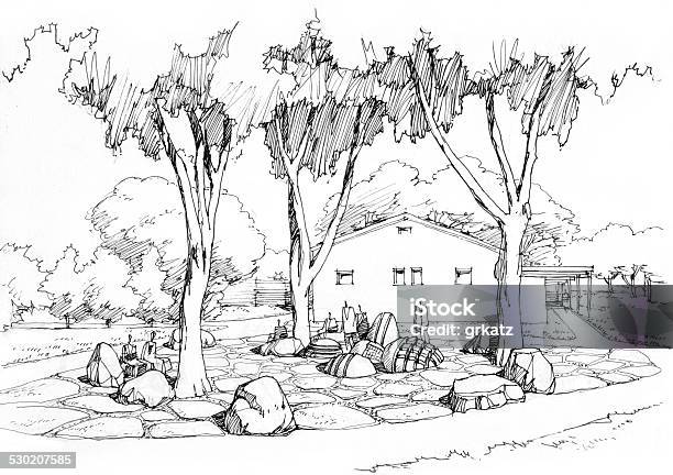 Stone Sculpture Stock Illustration - Download Image Now - Animal Family, Architecture, Art