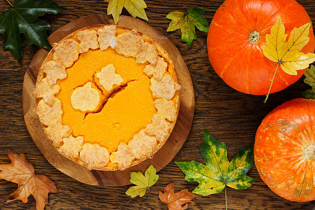 istock Pumpkin Pie on Thanksgiving Day feast. 530208040