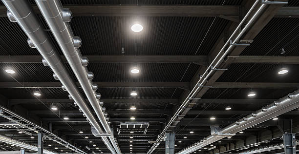 istock Air conditioning system of a modern industrial building. 530208668