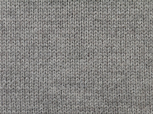 istock Dark brown knitted wool fabric 530209034