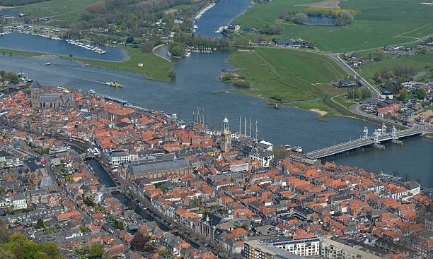 istock Aerial view on Kampen in The Netherlands 530209976