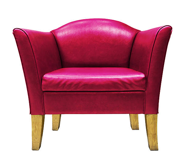 istock Red armchair isolated 530210358