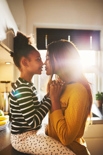 istock Mom and child loving each other 530210438