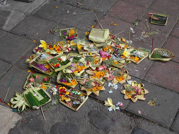 istock Floral offering in Bali 530212916
