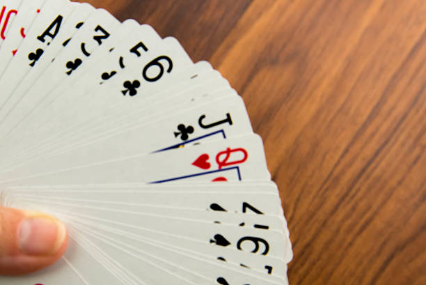 istock playing cards - full deck fanned out face up 530221793