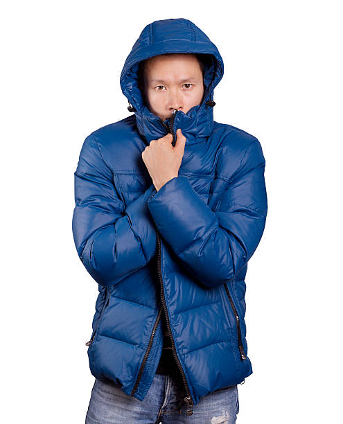 istock Asian Man in Down Padded Coat 530223561