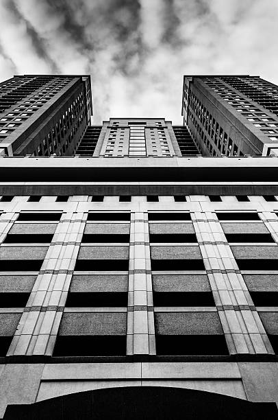 istock Parking garage and apartment building in downtown Baltimore, Mar 530223859