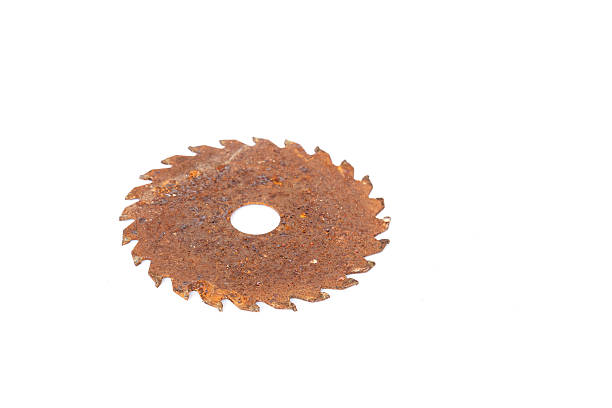 istock Close up old Circular saw blade for wood work 530224691