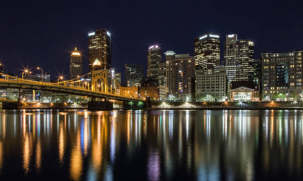 istock Pittsburgh Skyline at Night 530225281