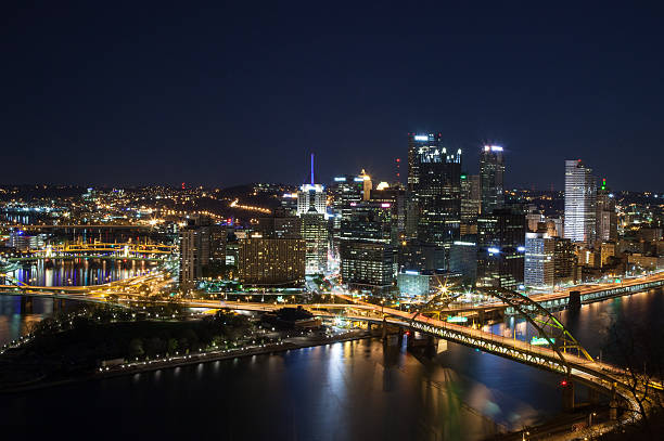 istock Pittsburgh Skyline at Night 530225317