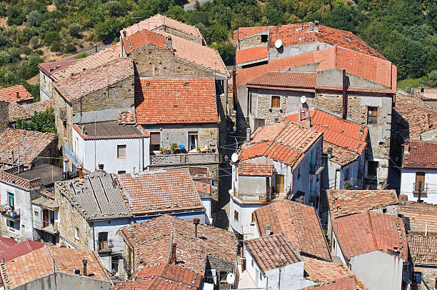 istock Panoramic view of Valsinni. Basilicata. Italy. 530225371