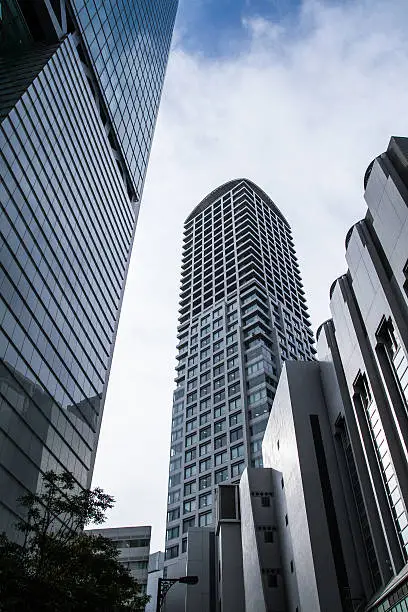 Officebuildings in Osaka, Japan