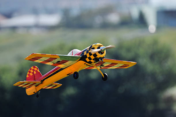 Radio control airplane stock photo