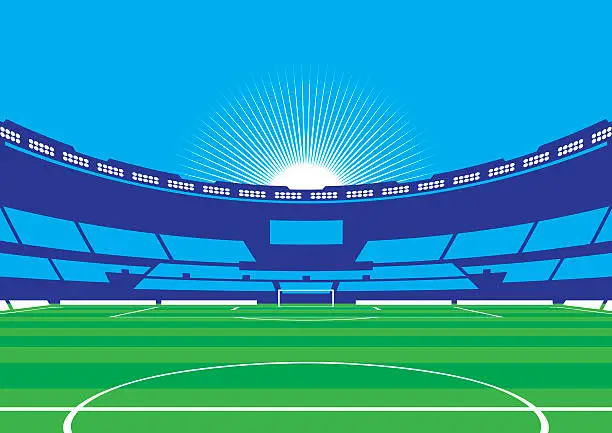 Vector illustration of Soccer / Football Stadium