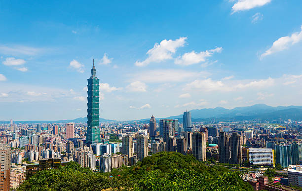 istock Taipei city view 530229611