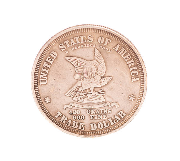 istock antique silver american coin isolated on white background 530233971