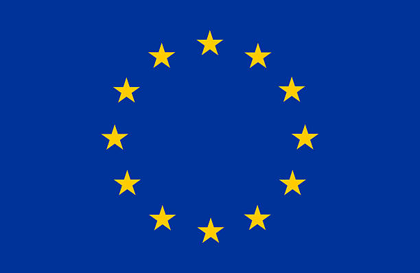 欧州連合旗 - european union flag european community europe flag ��ストックフォトと画像