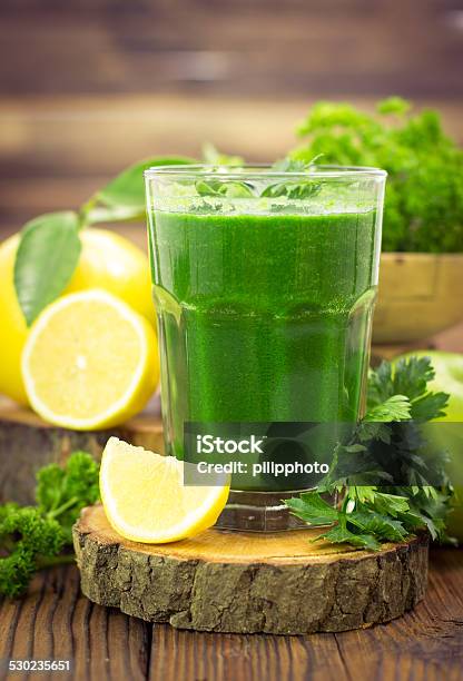 Fresh Green Smoothie Stock Photo - Download Image Now - Celery, Apple - Fruit, Banana