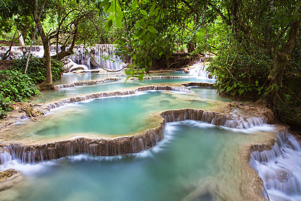 istock Kuang Si Waterfalls, Luang Phrabang, Laos. 530235719