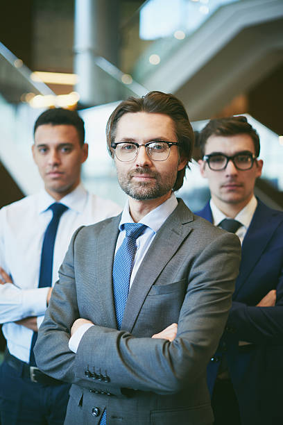 istock Leader of business team 530236821