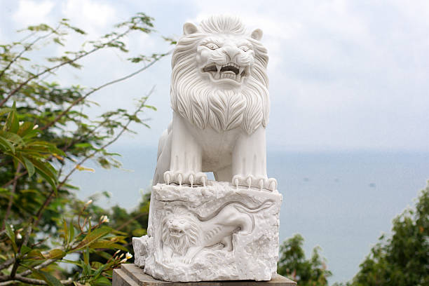 istock Stone statues in Danang City. 530237345