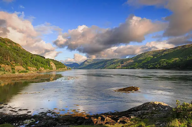 Image of a lake in Scotland near Kyle of Lochalsh