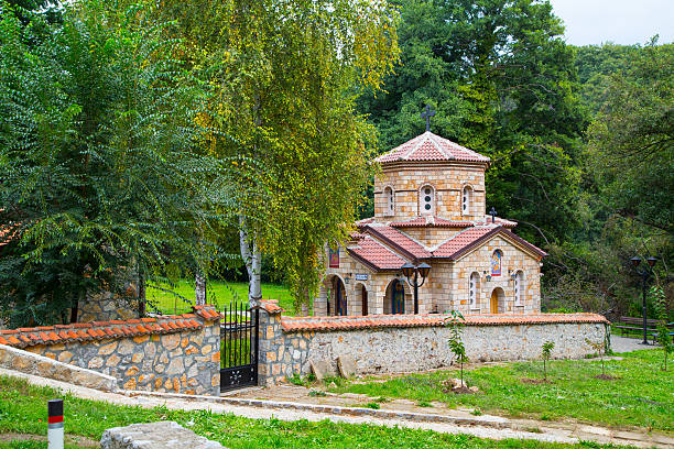 istock Church at Saint Naum Monastery in Macedonia 530240765