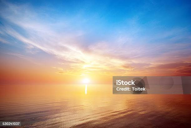 Beautiful Seascape Stock Photo - Download Image Now - Sunrise - Dawn, Sea, Dawn