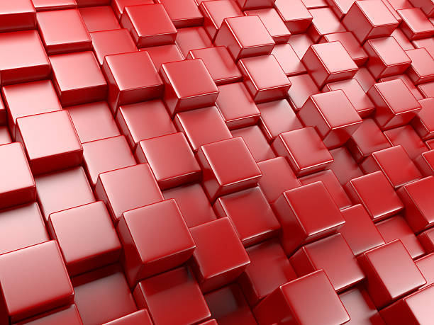 istock 3d abstract background of cubes 530249313