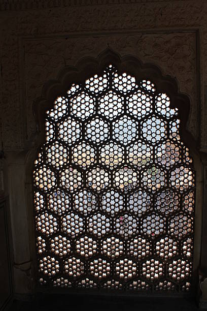 istock Inside the Amer Fort near Jaipur 530250263