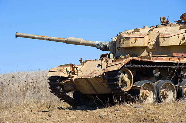 istock Old tank of war 530250337