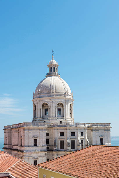 cúpula da national pantheon, em lisboa - cathedral - fotografias e filmes do acervo