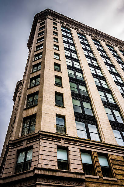 istock Looking up at a highrise in downtown Baltimore, Maryland. 530250599